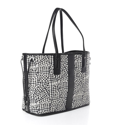 MCM Visetos Medium Liz Reversible Shopper Tote Black 6 of 15