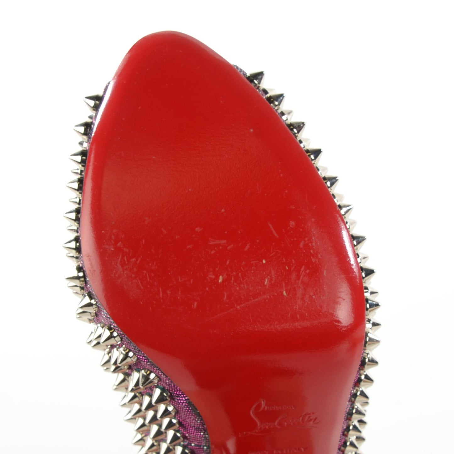 Metallic Lame Peep Spikes 120 Platform Peep Toe Pumps 39 Turquoise Violet Silver