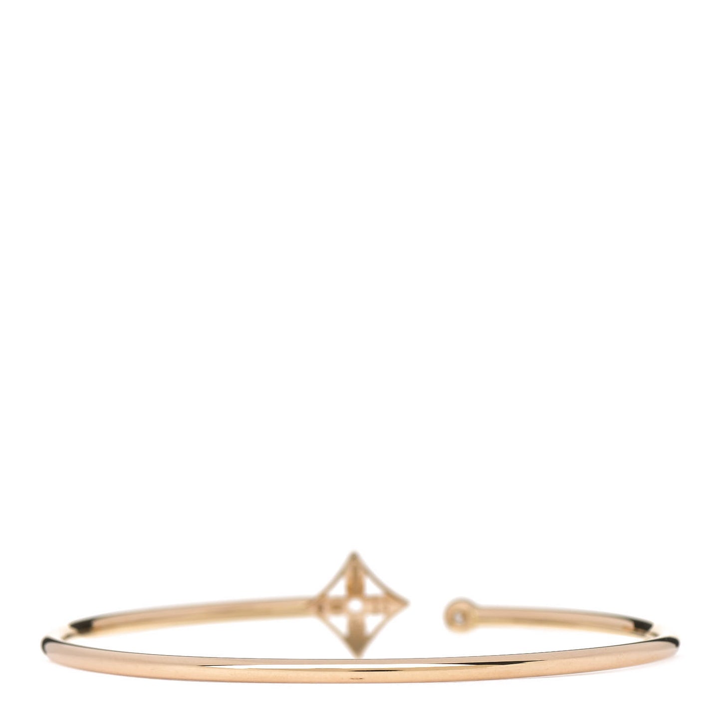18K Yellow Gold Diamond Idylle Blossom Twist Bracelet