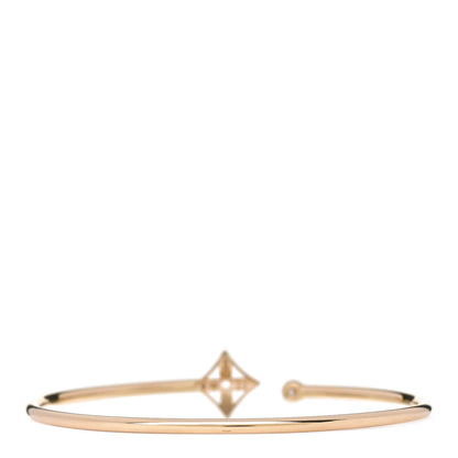 Louis Vuitton 18K Yellow Gold Diamond Idylle Blossom Twist Bracelet 2 of 4