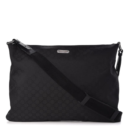 Gucci Nylon Monogram Messenger Black 1 of 9
