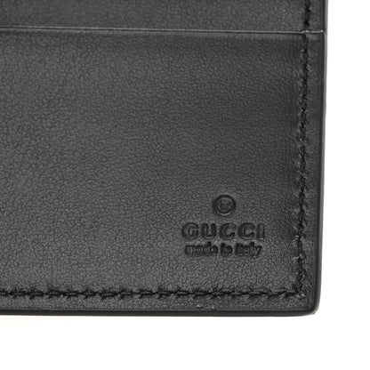 Gucci Plutone Calfskin Logo Bi-Fold Wallet Black 6 of 7