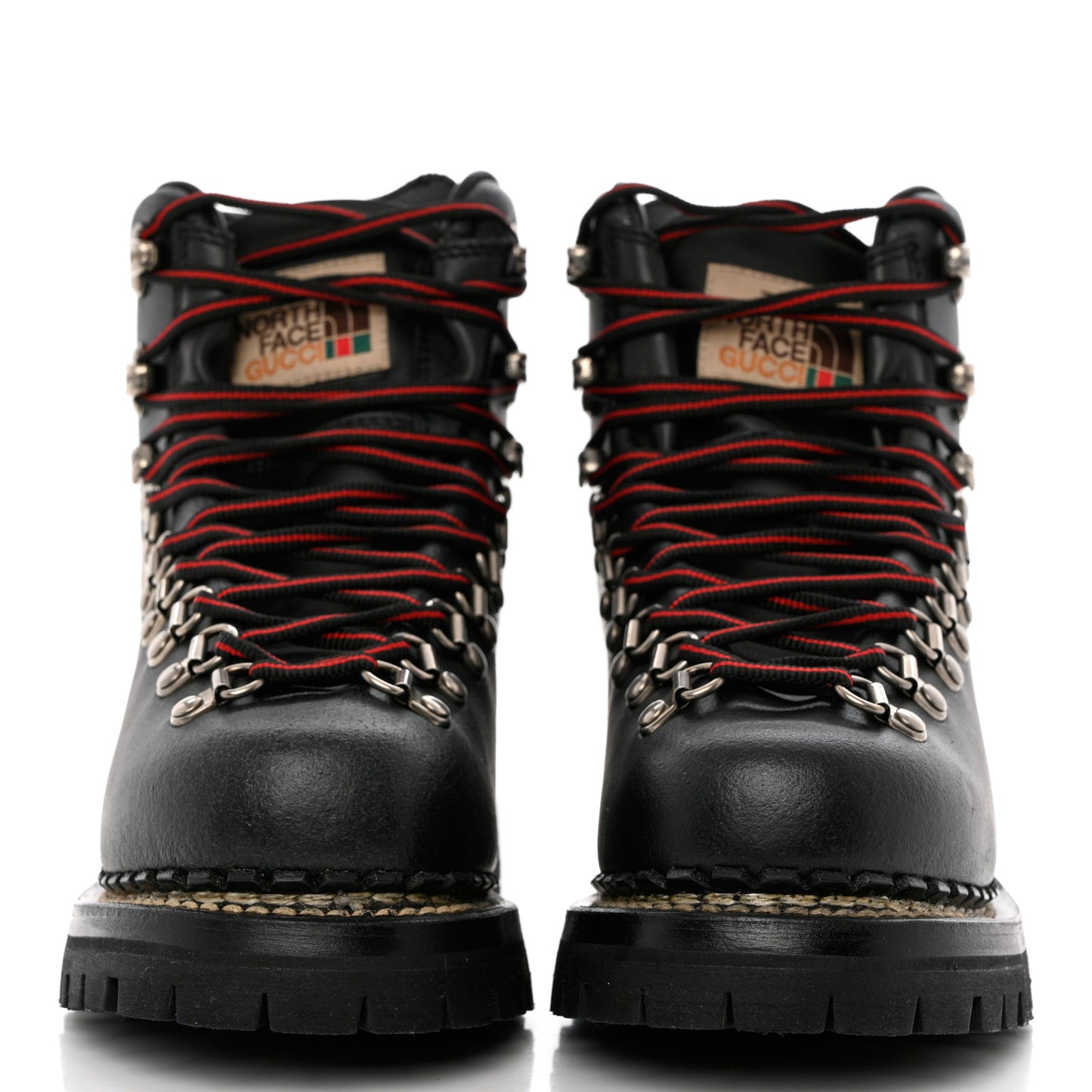 X THE NORTH FACE Calfskin Womens Hiking Ankle Boots 36 Black