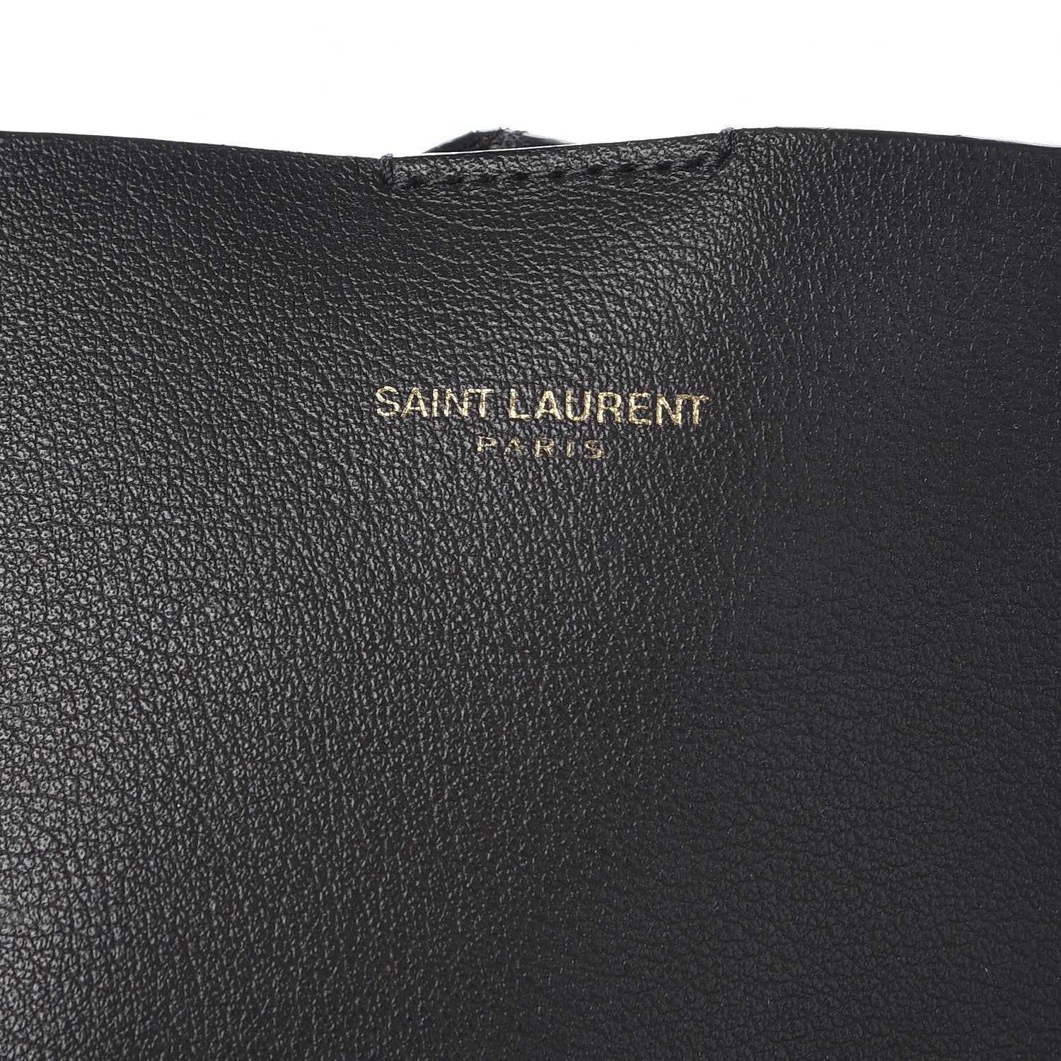 Saint Laurent Calfskin Large Shopping Tote Earth 7 of 12