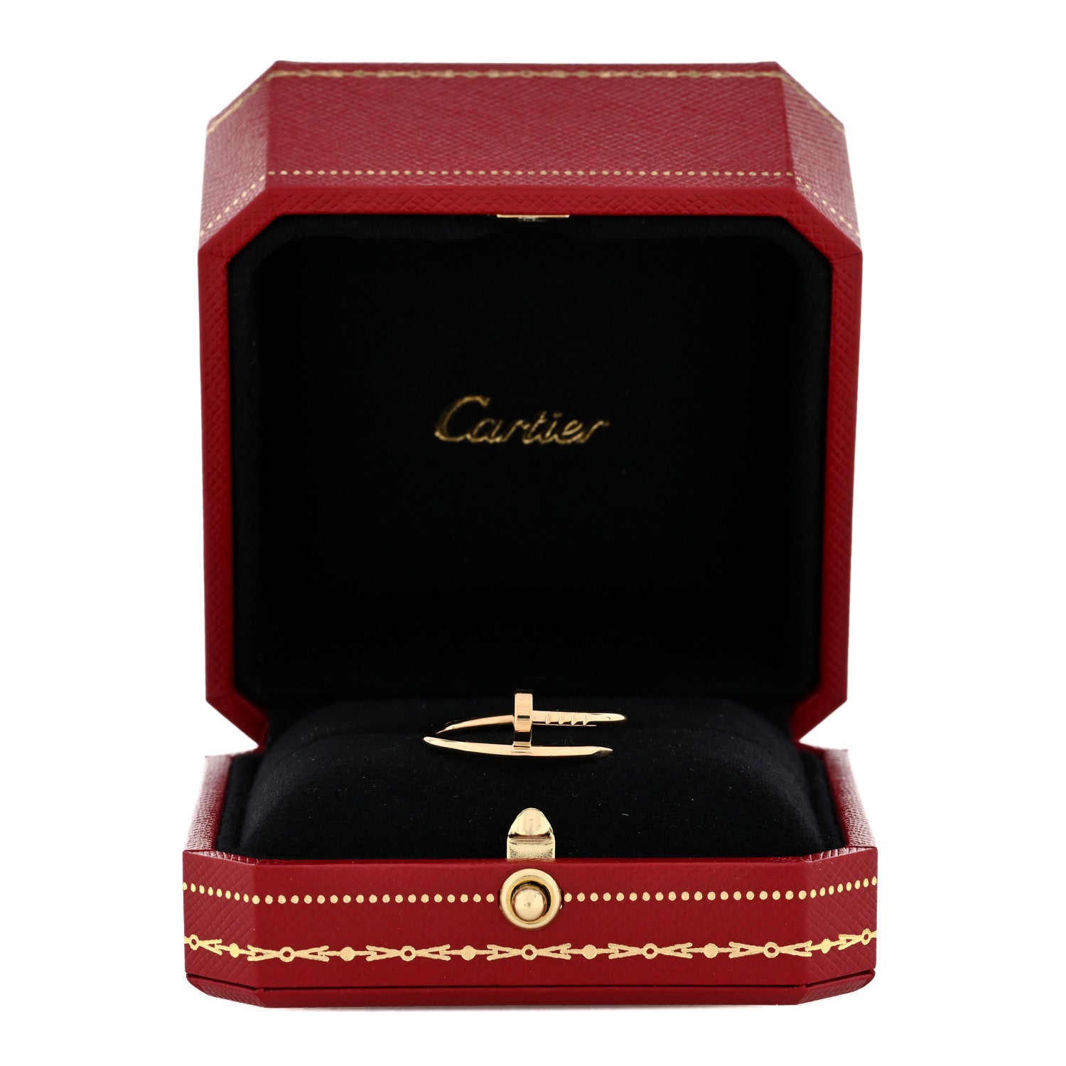 Cartier 18K Yellow Gold Small Juste Un Clou Ring 57 8 5 of 5
