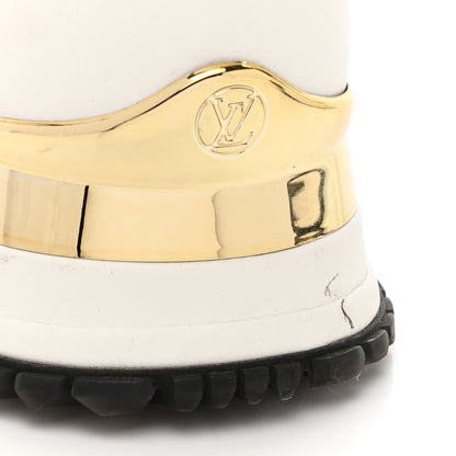 Louis Vuitton Calfskin Monogram Run Away Sneakers 38.5 White 13 of 21