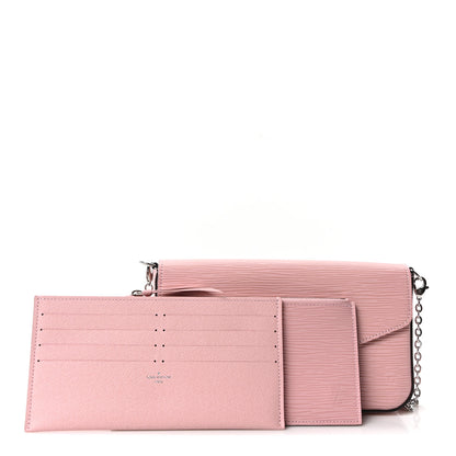 Louis Vuitton Epi Pochette Felicie Rose Ballerine 2 of 11