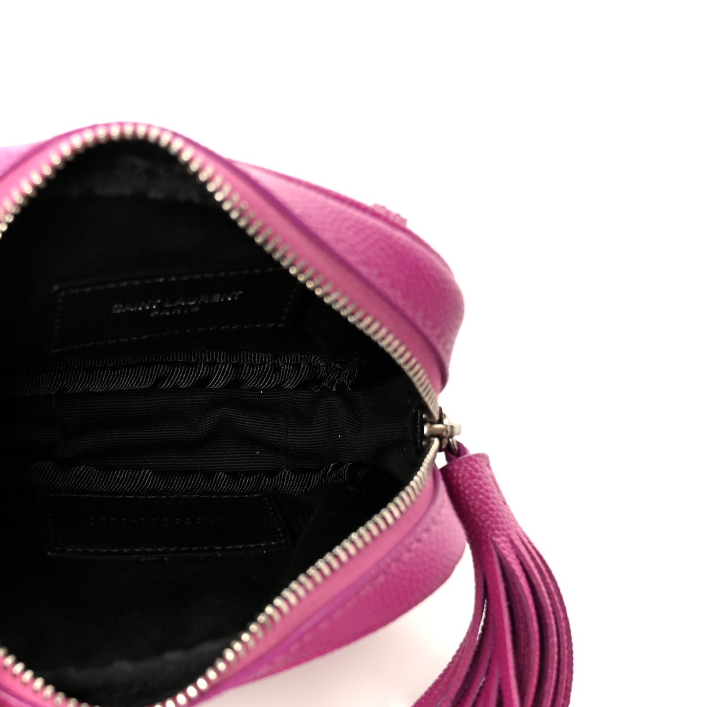 Grain De Poudre Matelasse Monogram Baby Lou Camera Bag Electric Fuxia
