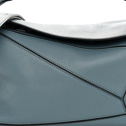 Loewe Calfskin Small Puzzle Bag Stone Blue 7 of 10