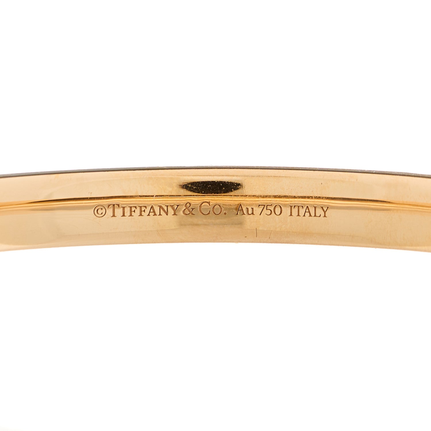 Tiffany 18K Rose Gold Diamond T Hinged Pave Bracelet 4 of 5