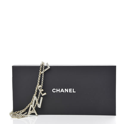 Chanel Metal Crystal 90's Icon Logo Chain Belt Gold 6 of 6