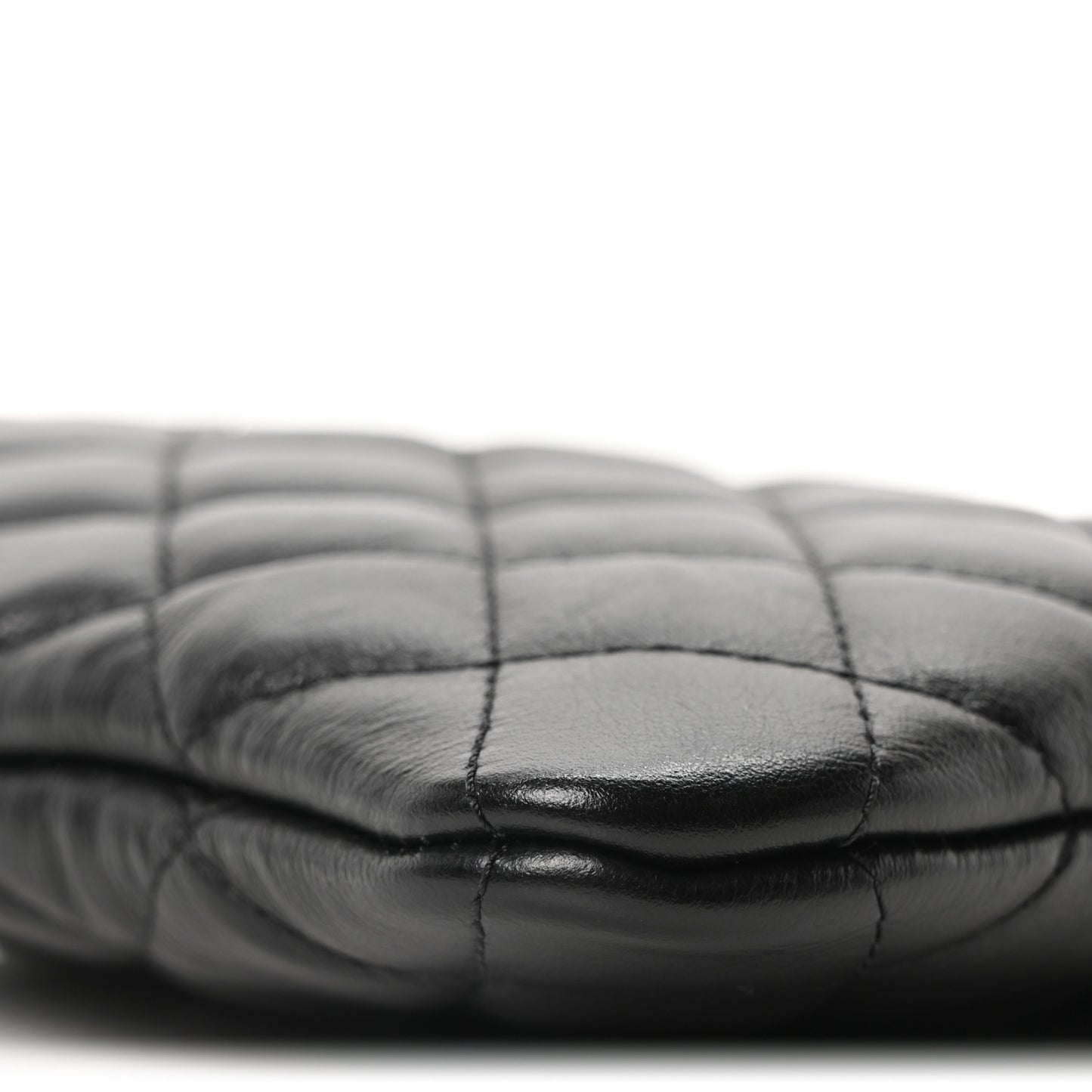 Calfskin Quilted Crossbody Bag Black