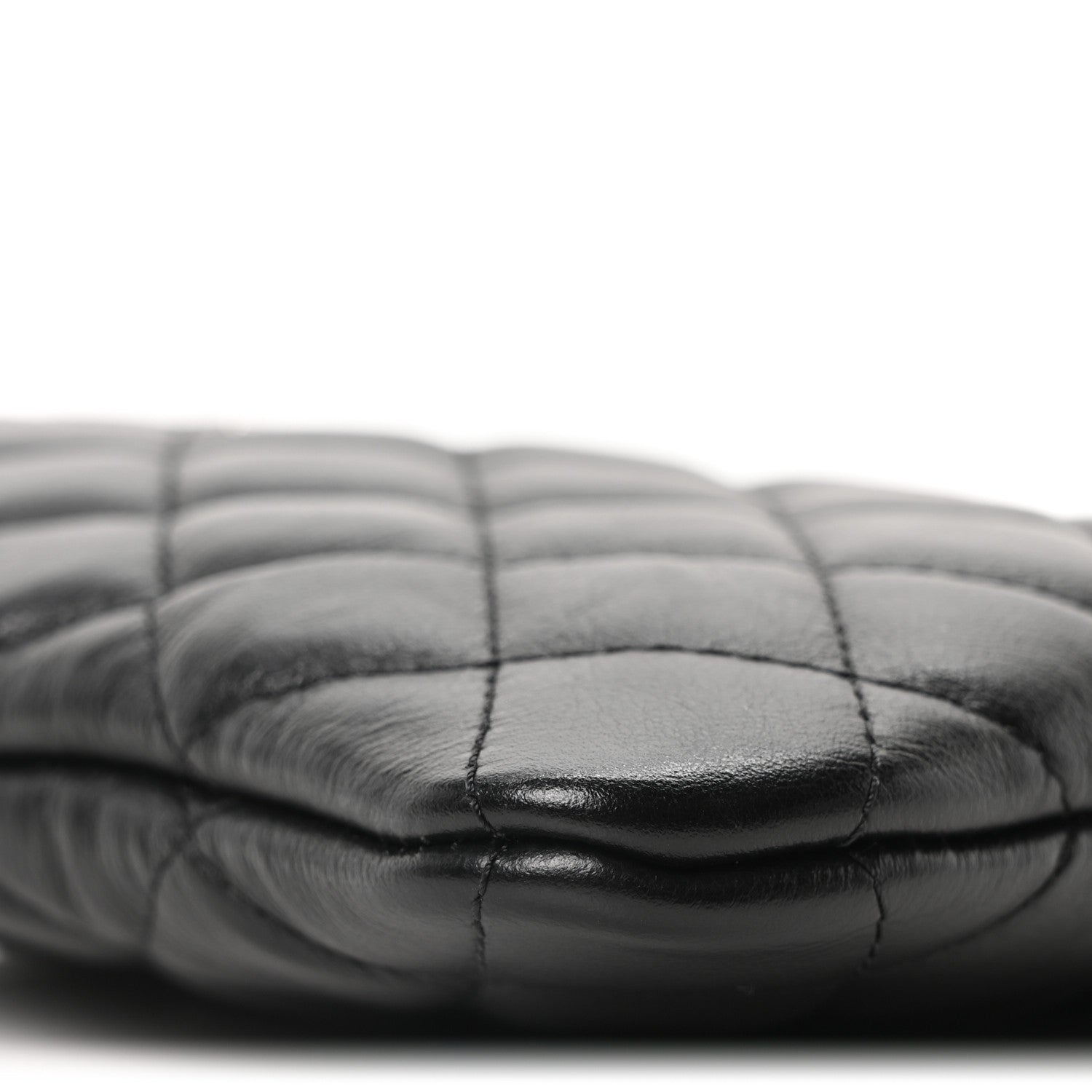 Chanel Calfskin Quilted Crossbody Bag Black 9 of 10