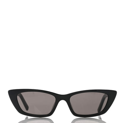 Saint Laurent Acetate Cat Eye Sunglasses SL277 Black 2 of 8
