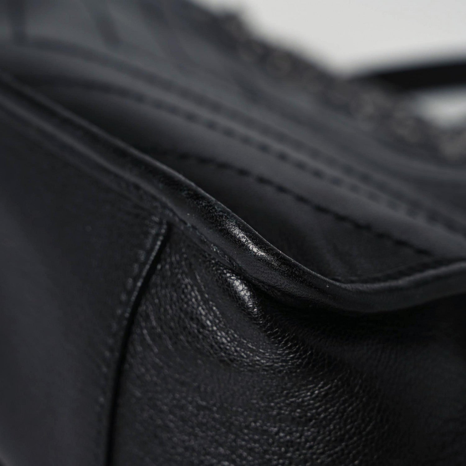 Saint Laurent Calfskin Matelasse Monogram Studded Stardust Medium Niki Chain Satchel Black 8 of 12