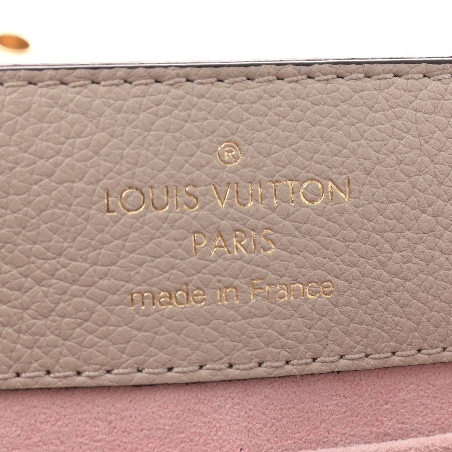 Louis Vuitton Soft Calfskin Lockme Ever MM Greige 6 of 9