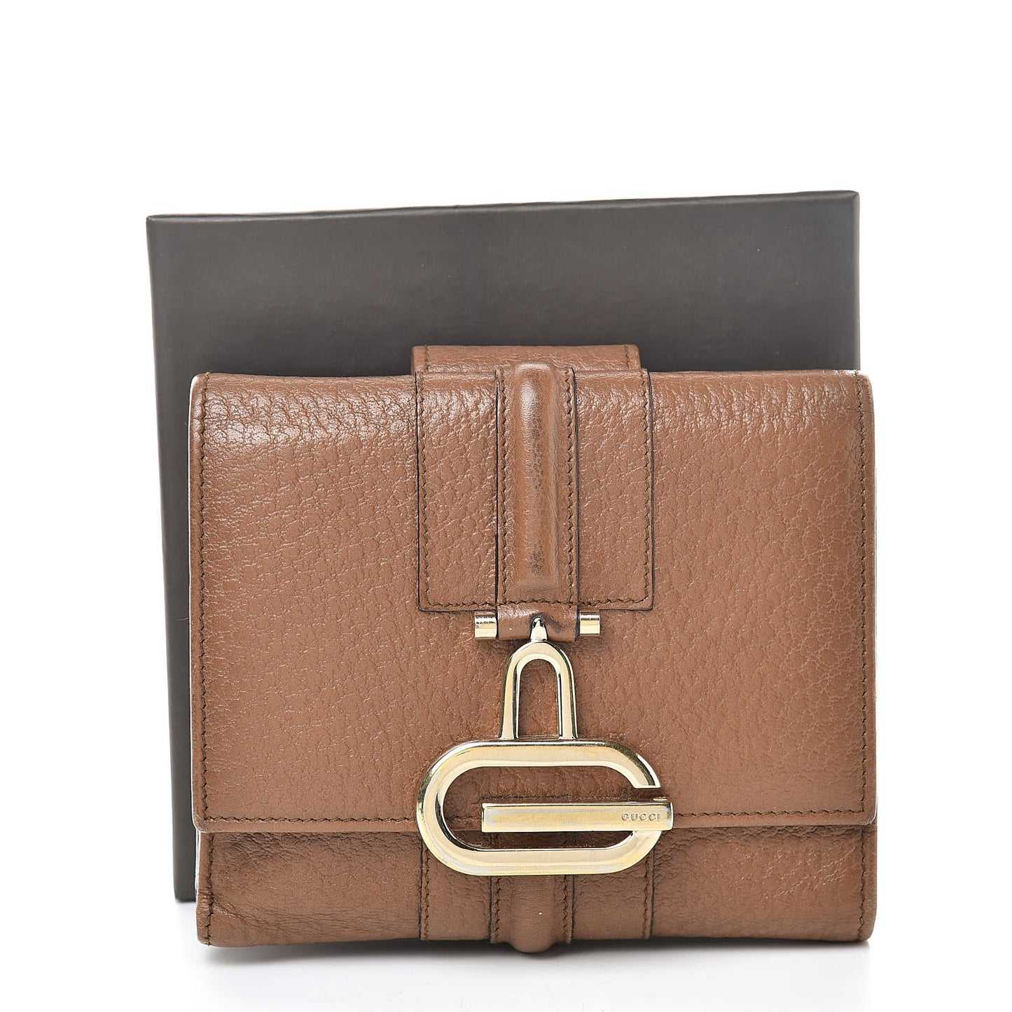 Calfskin French Junco Wallet Light Brown