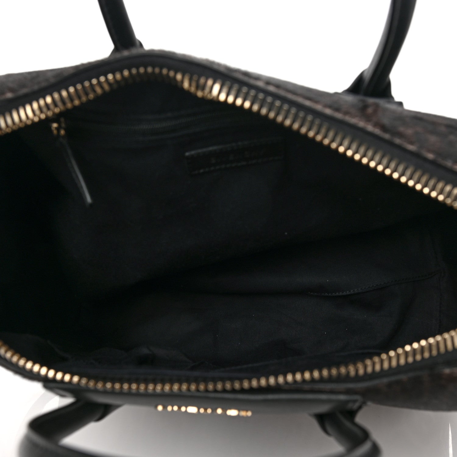 Givenchy Pony Hair Smooth Calfskin Leopard Print Antigona Black 4 of 7