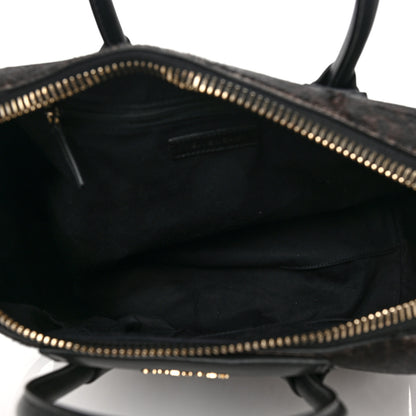 Givenchy Pony Hair Smooth Calfskin Leopard Print Antigona Black 4 of 7