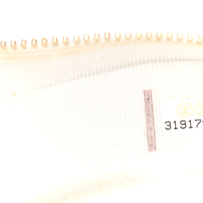 Chanel Lambskin Quilted CC In Love Heart Clutch With Chain White 7 of 12
