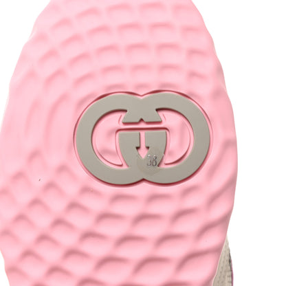 Gucci Dali Soft Calfskin Womens Mac80 Sneakers 38 Off White Grey Sky Light Rose 7 of 8
