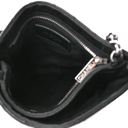 Chanel Aged Calfskin Quilted Crossbody Bag Black 6 of 13