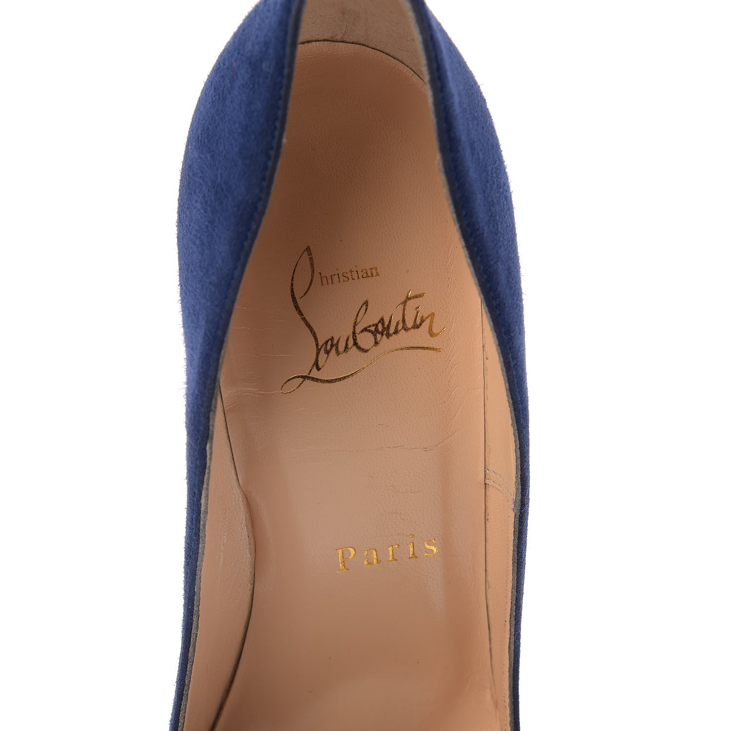 Christian Louboutin Veau Velours So Kate 120 Pumps 36 Navy 8 of 10