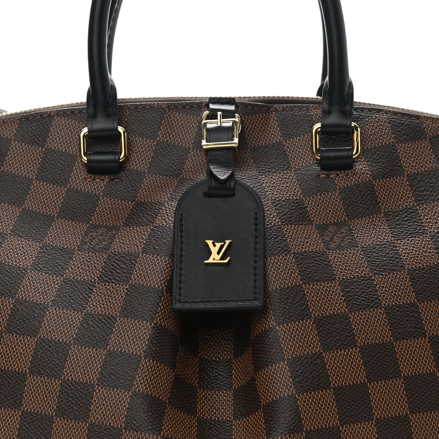Damier Ebene Odeon Tote MM Black