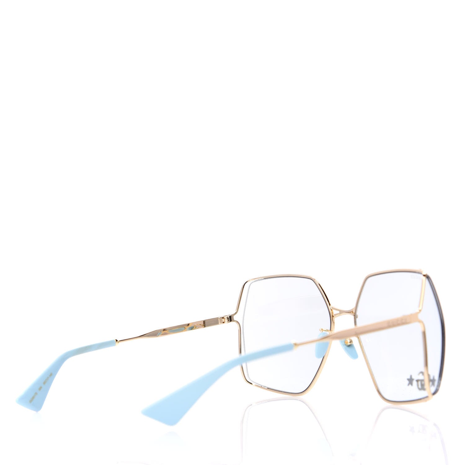 Gucci Metal Sunglasses GG0817S Gold 4 of 8