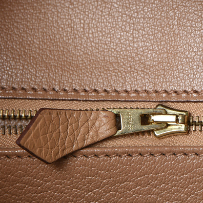 Hermes Taurillon Clemence Birkin 30 Camel Tabac 13 of 44