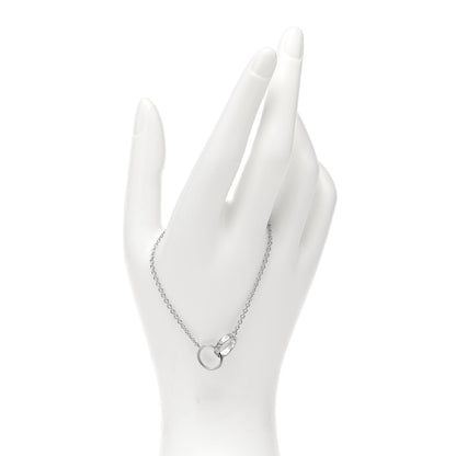 Cartier 18K White Gold Interlocking LOVE Bracelet 2 of 6