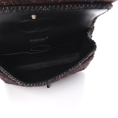 Chanel Tweed Quilted Medium Double Flap Multicolor 5 of 10