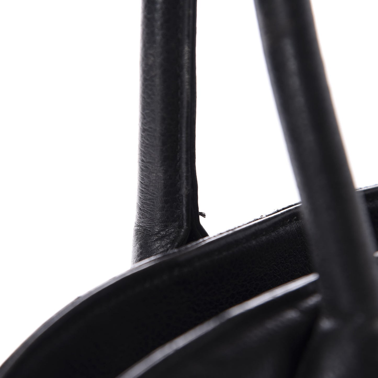 Caviar Chevron Top Handle Bag Black