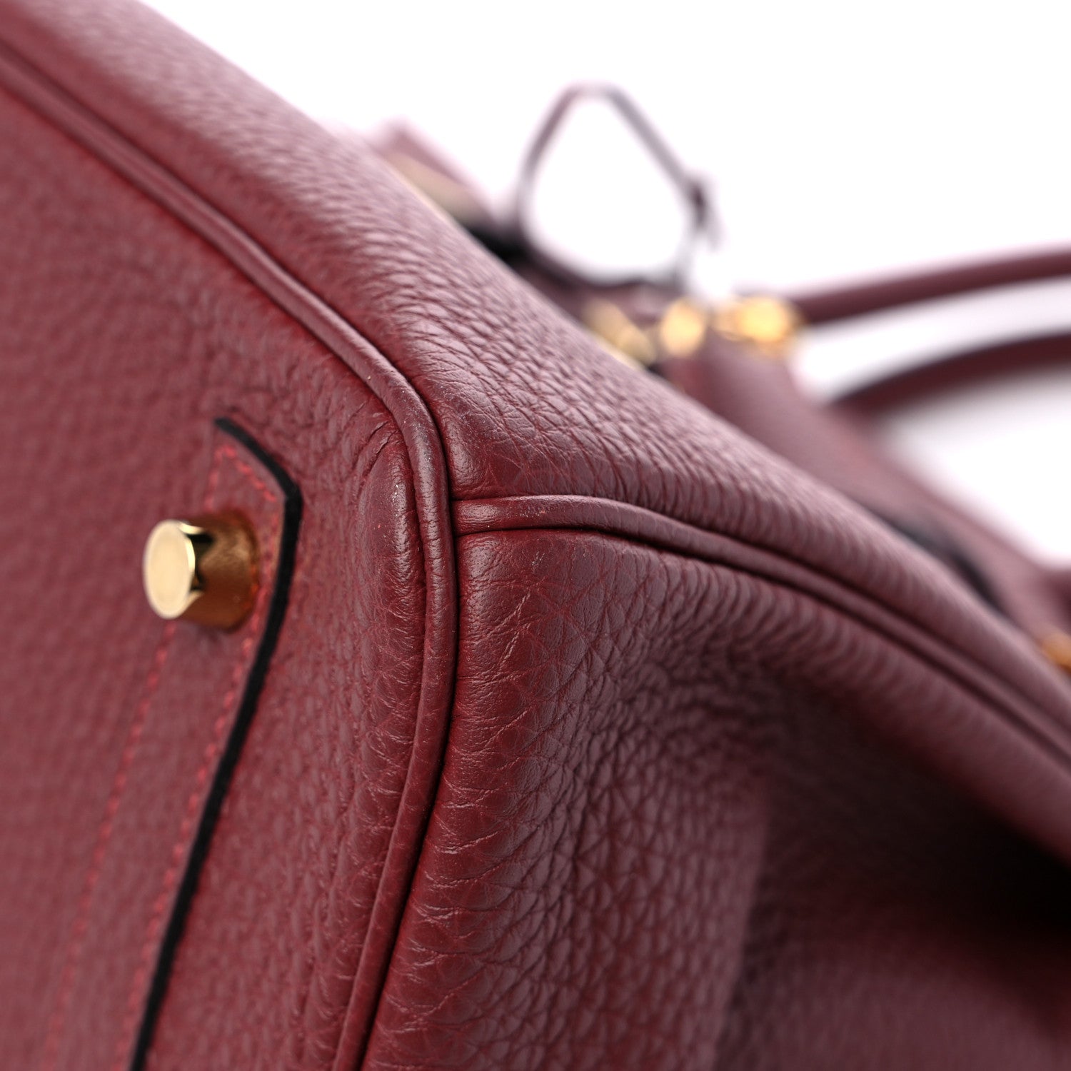 Hermes Togo Birkin 30 Rouge H 9 of 14