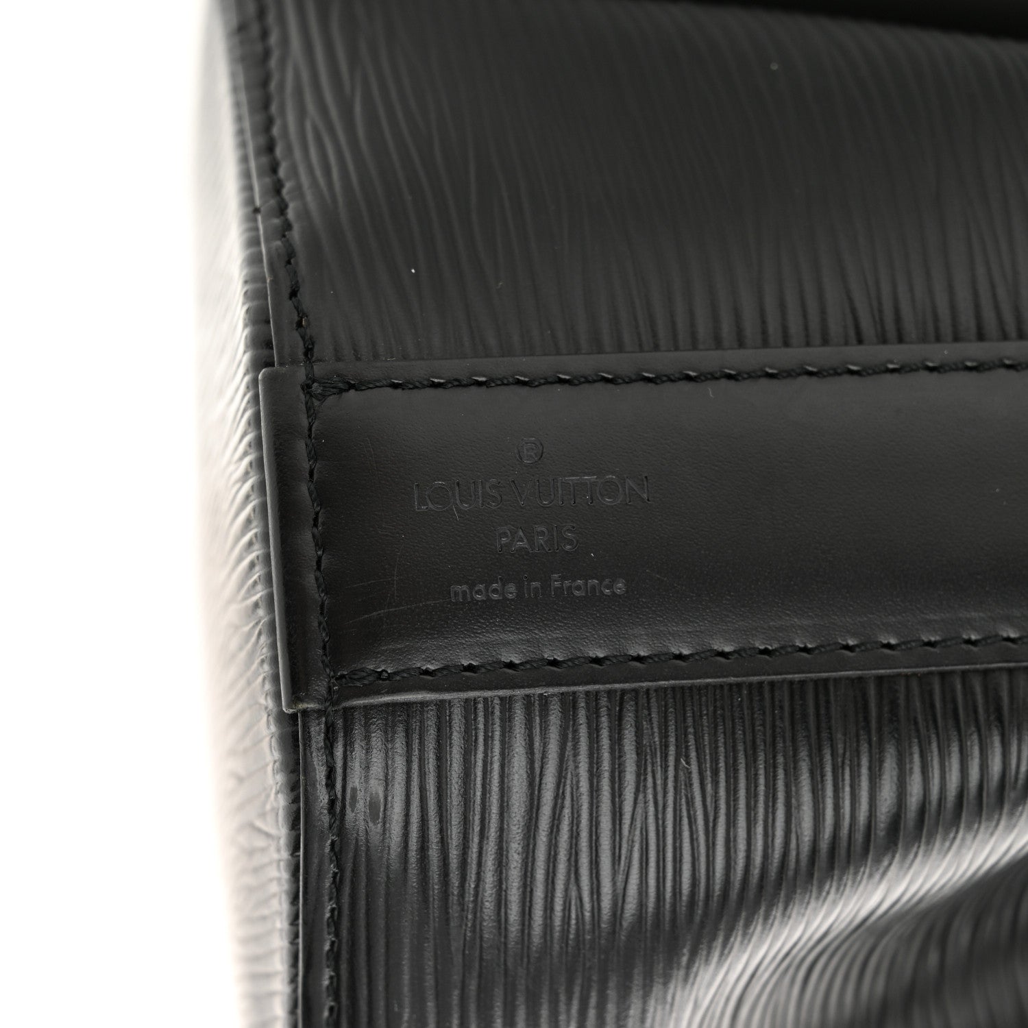 Louis Vuitton Epi Sac D'Epaule Black 6 of 9