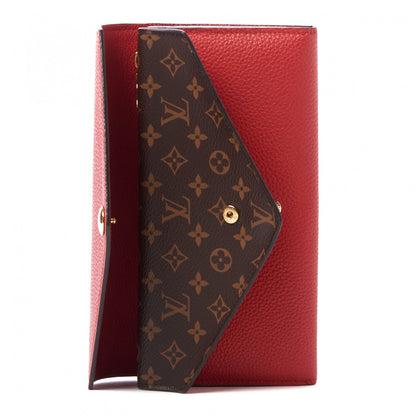Louis Vuitton Calfskin Double V Wallet Rubis 6 of 8