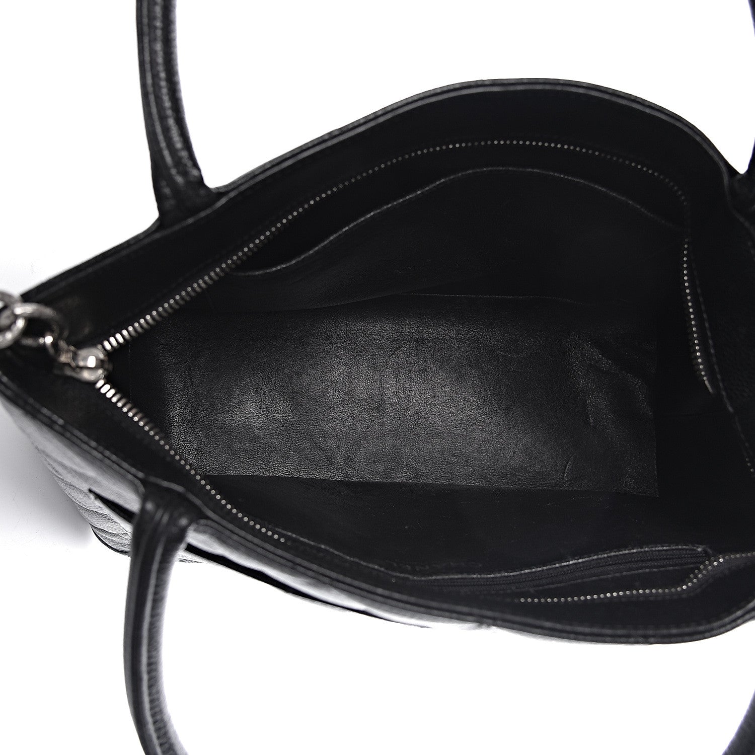 Chanel Caviar Quilted Medallion Tote Black 5 of 11