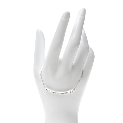 Tiffany Sterling Silver Atlas Bar Pierced Bracelet 2 of 6