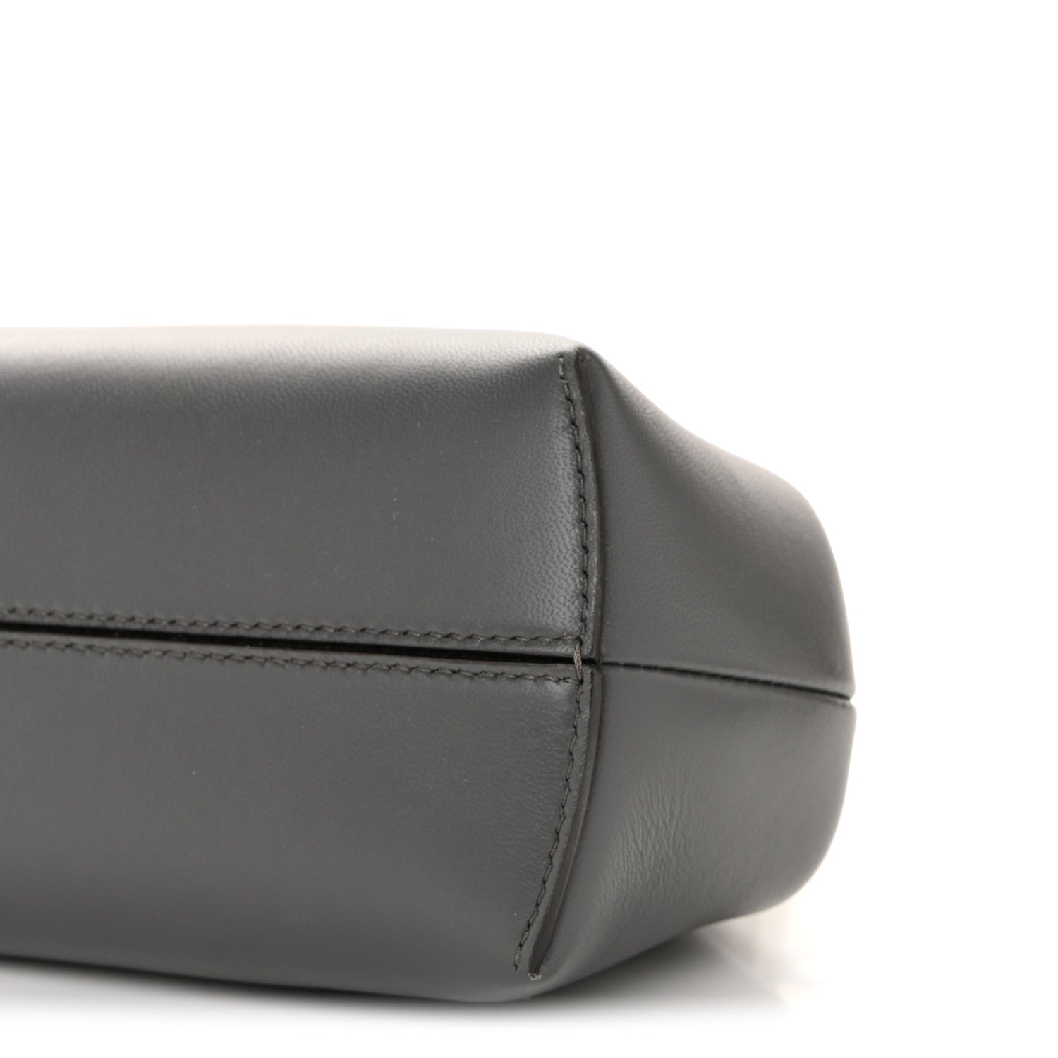 Fendi Shiny Nappa Snakeskin Small Fendi First Anthracite Asfalto 10 of 12
