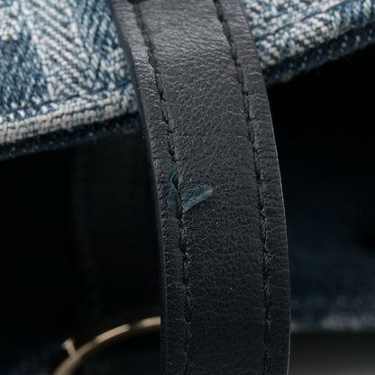 Christian Dior Denim Jacquard Oblique Medium Toujours Blue 11 of 13