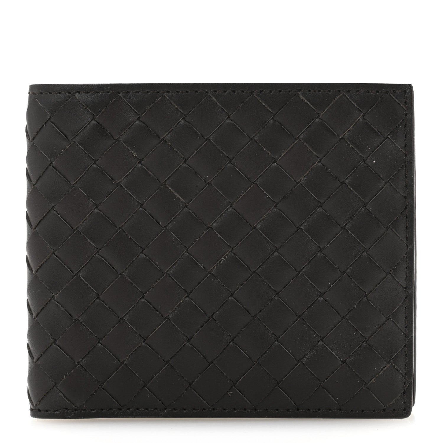 Bottega Veneta Nappa Intrecciato Bi-Fold Wallet Ebano 1 of 10