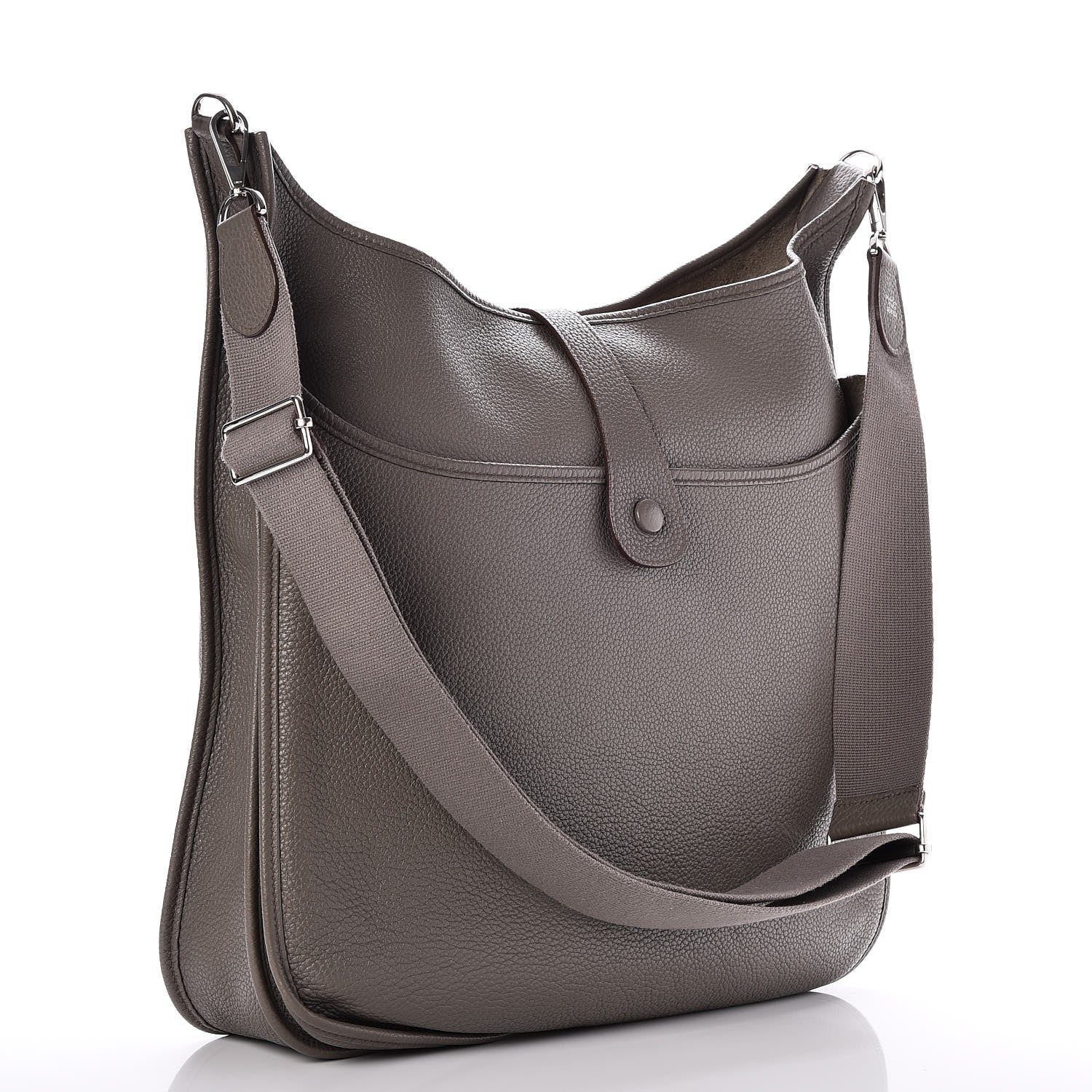 Hermes Taurillon Clemence Evelyne III TGM Etain 3 of 7