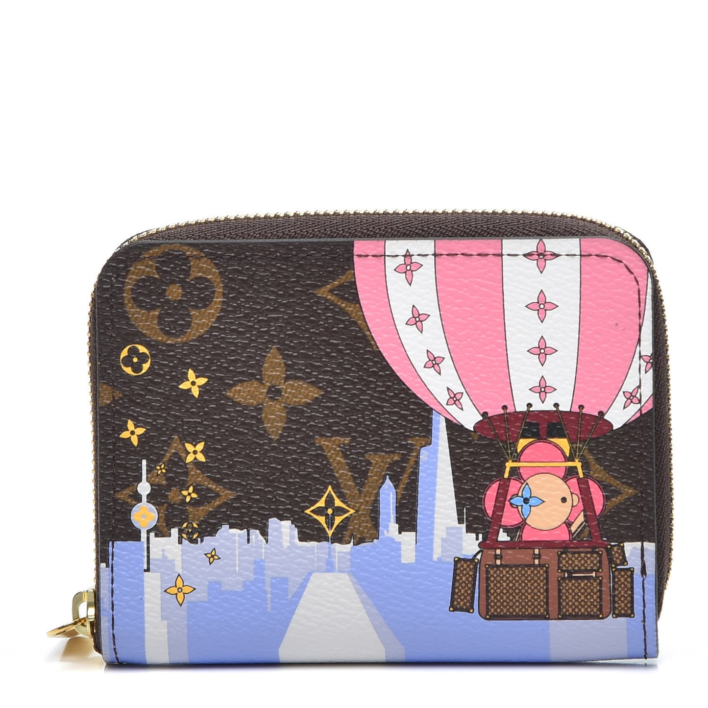 Monogram 2019 Christmas Animation Zippy Coin Purse