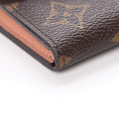 Louis Vuitton Monogram Emilie Wallet Rose Nacre 7 of 11