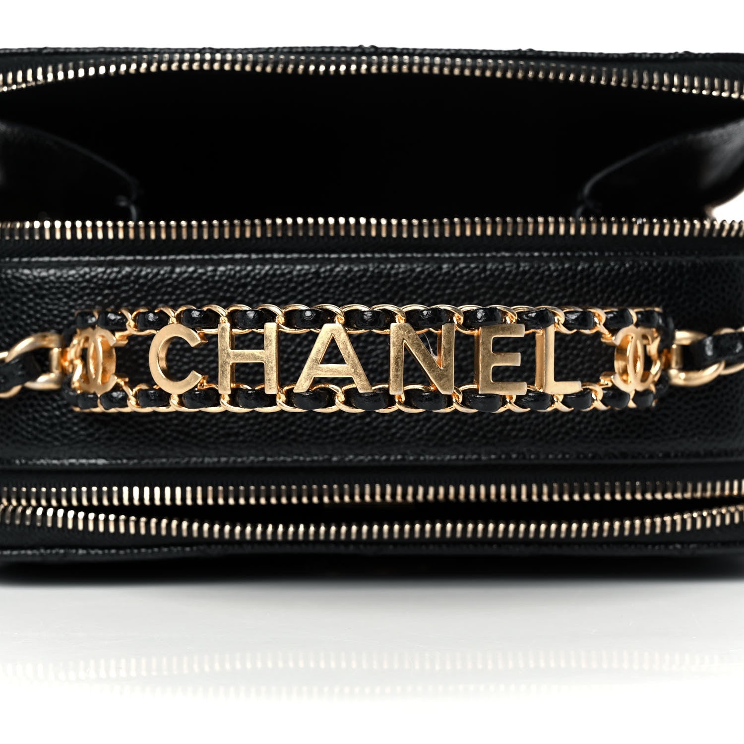 Chanel Caviar Quilted Small Pick Me Up Vanity Case Black 12 of 13