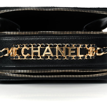 Chanel Caviar Quilted Small Pick Me Up Vanity Case Black 12 of 13