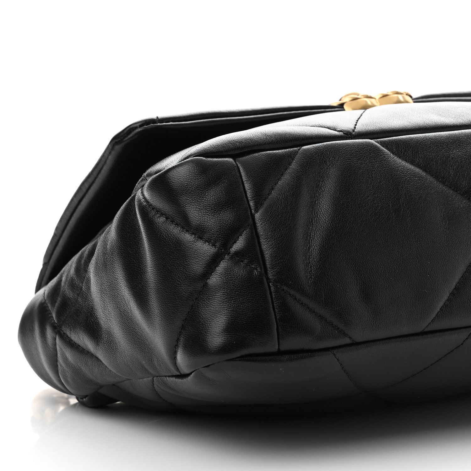 Chanel Lambskin Quilted Medium Chanel 19 Flap Black 9 of 11