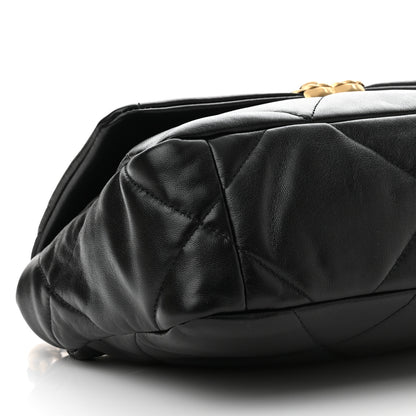 Chanel Lambskin Quilted Medium Chanel 19 Flap Black 9 of 11