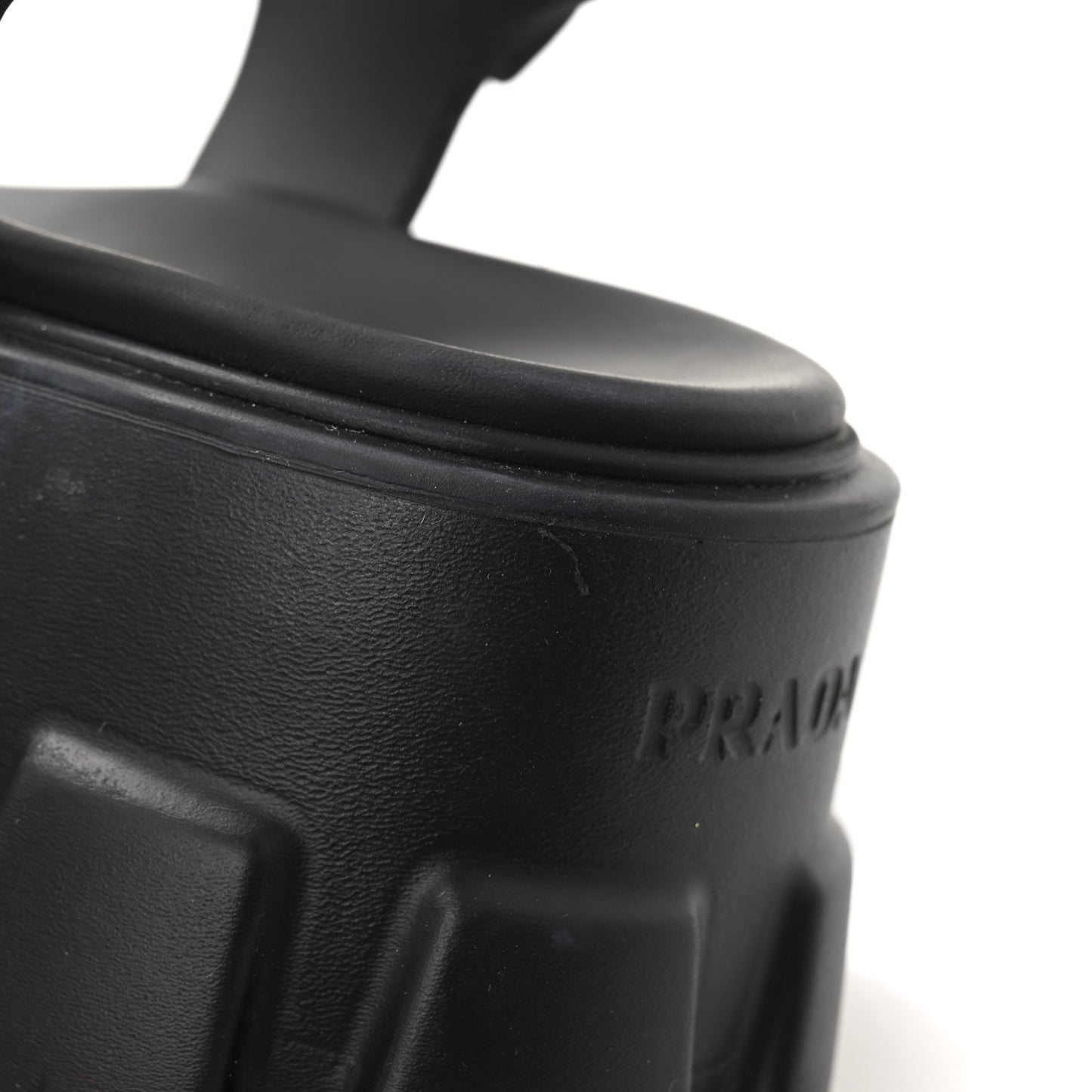 Foam Rubber Triangle Logo Monolith 55mm Sandals 38 Black