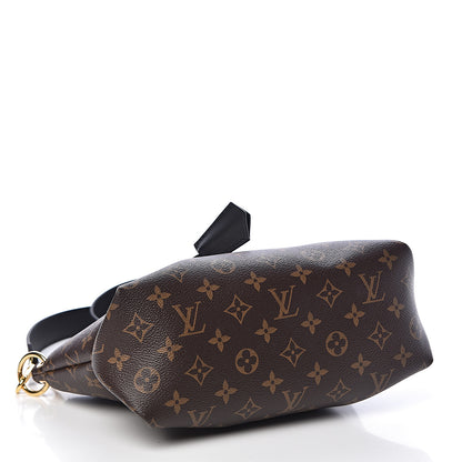 Louis Vuitton Monogram Flower Zipped Tote PM Black 4 of 13